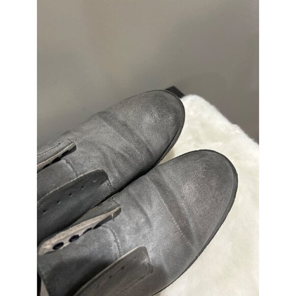 John Varvatos Laceless Derby Slip On Shoes Grey Mens Size 9 main image 4